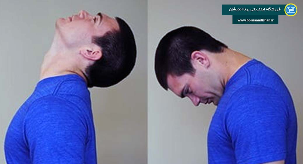 تمرین بالا بردن چانه برای تقویت عضلات گردن