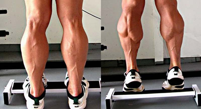 قبل و بعد تقویت عضلات ساق پا