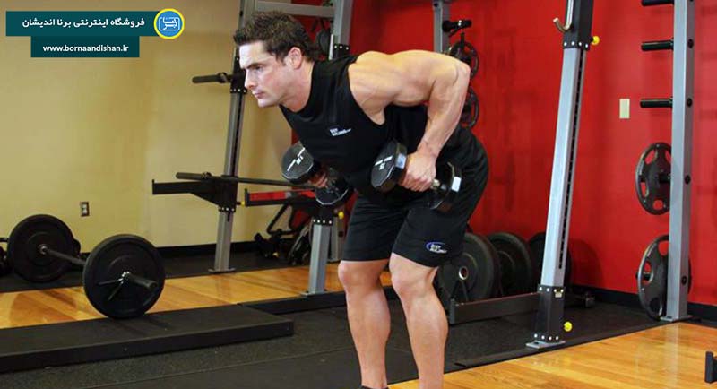 تمرین زیر بغل دمبل برای تقویت عضلات زیر بغل