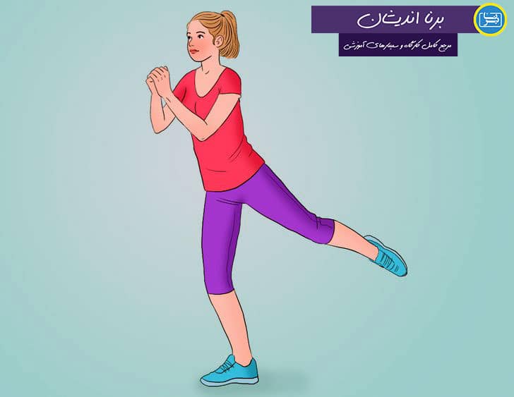 حرکت کشاله ران برای تقویت عضلات باسن