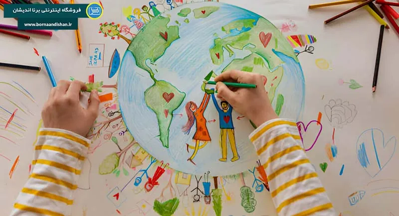 دنیای رنگارنگ نقاشی با مداد رنگی: سفری به دنیای خلاقیت و آرامش